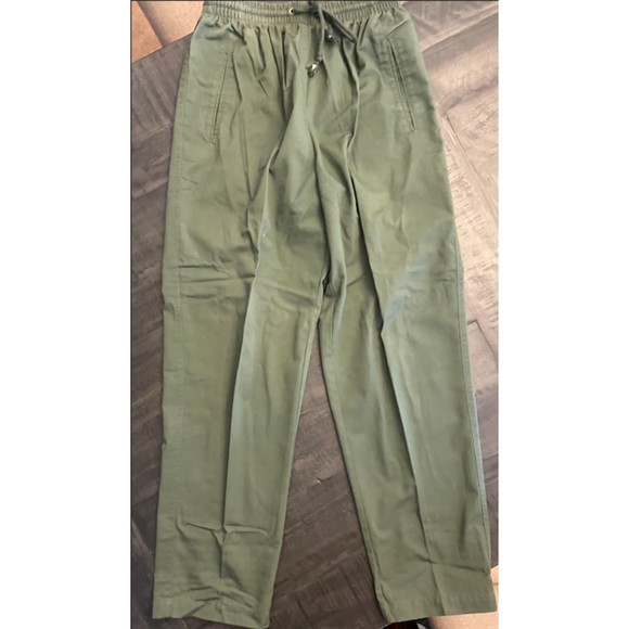 Scrubs Set - Southwest Print Short Sleeve Top and Bottoms - Green - Sz S/8 - Picture 7 of 9